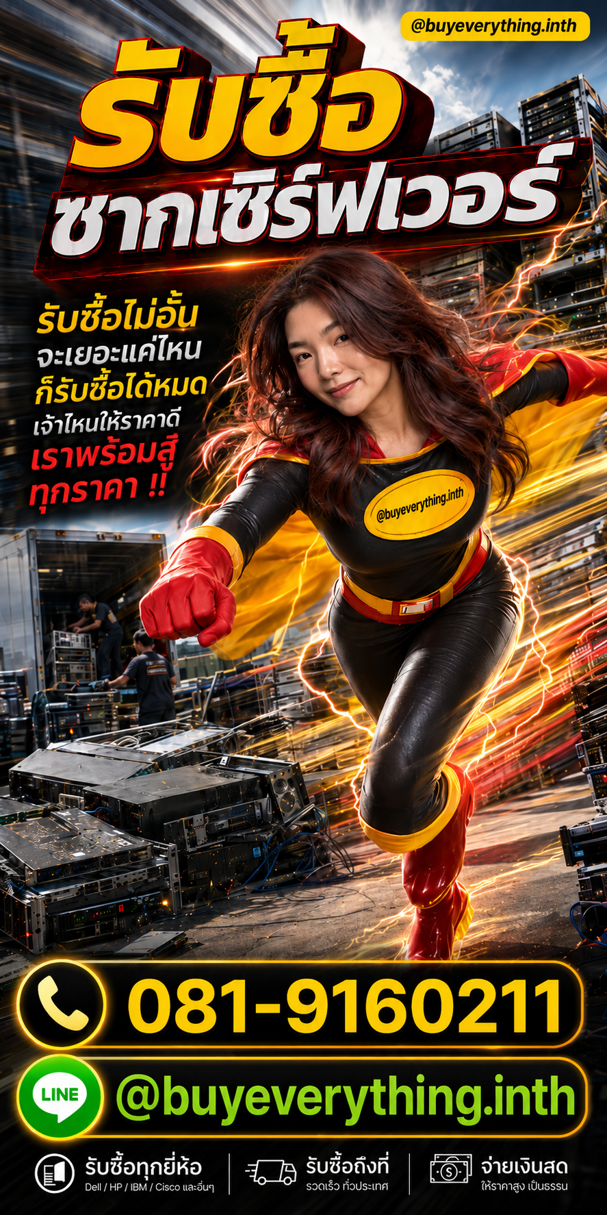 รับซื้อซากเซิร์ฟเวอร์ไม่อั้น พร้อมสู้ทุกราคา