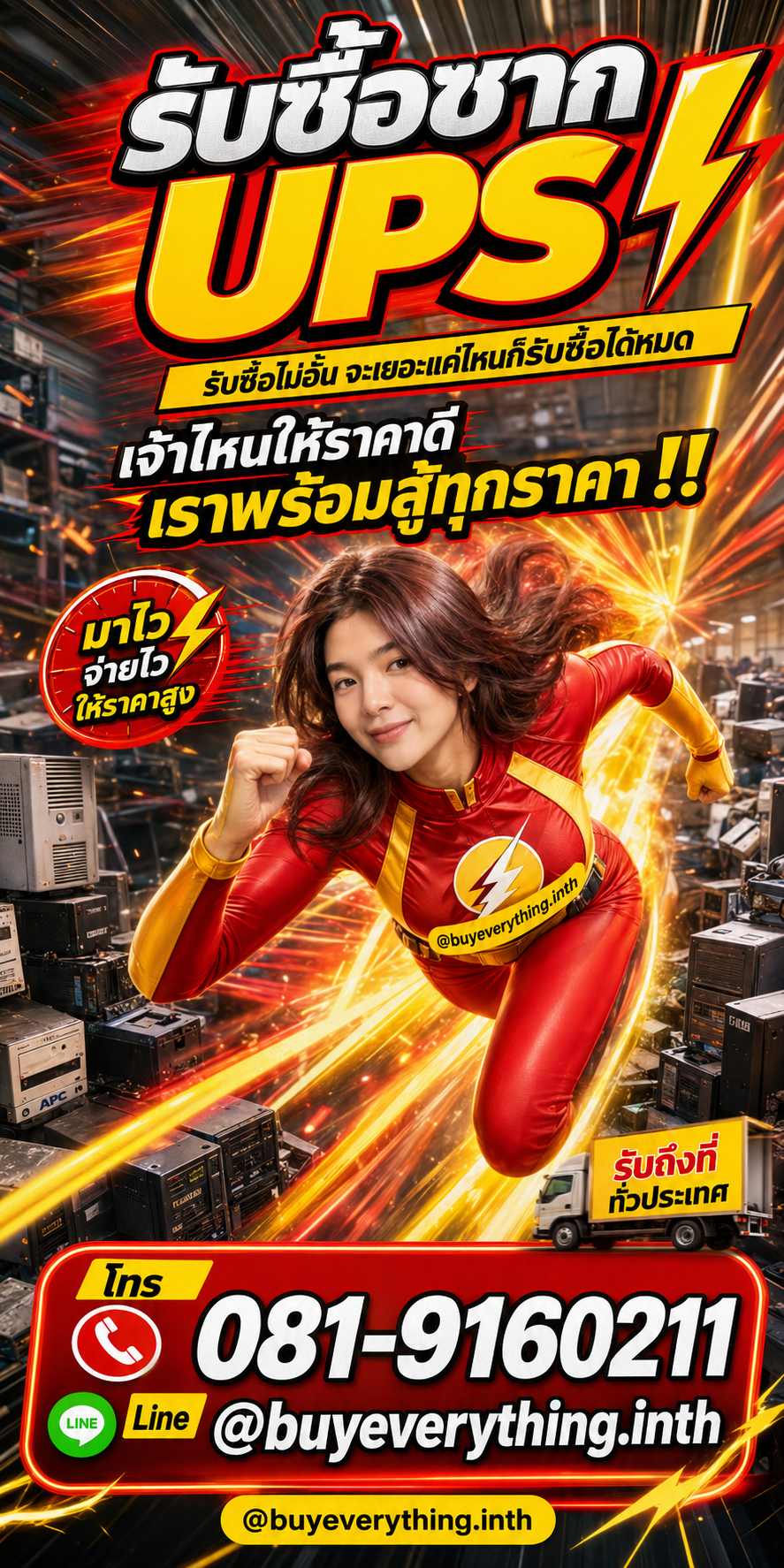 รับซื้อซาก UPS ไม่อั้น พร้อมสู้ทุกราคา
