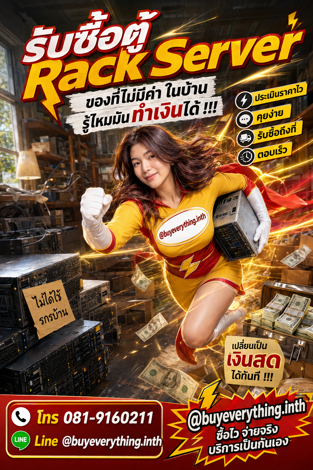 รับซื้อตู้ Rack Server เอามาขายดีกว่าปล่อยรกบ้าน