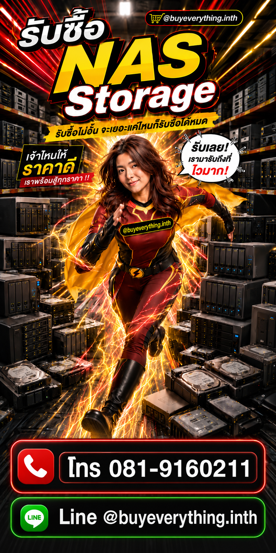 รับซื้อ NAS Storage ไม่อั้น พร้อมสู้ทุกราคา