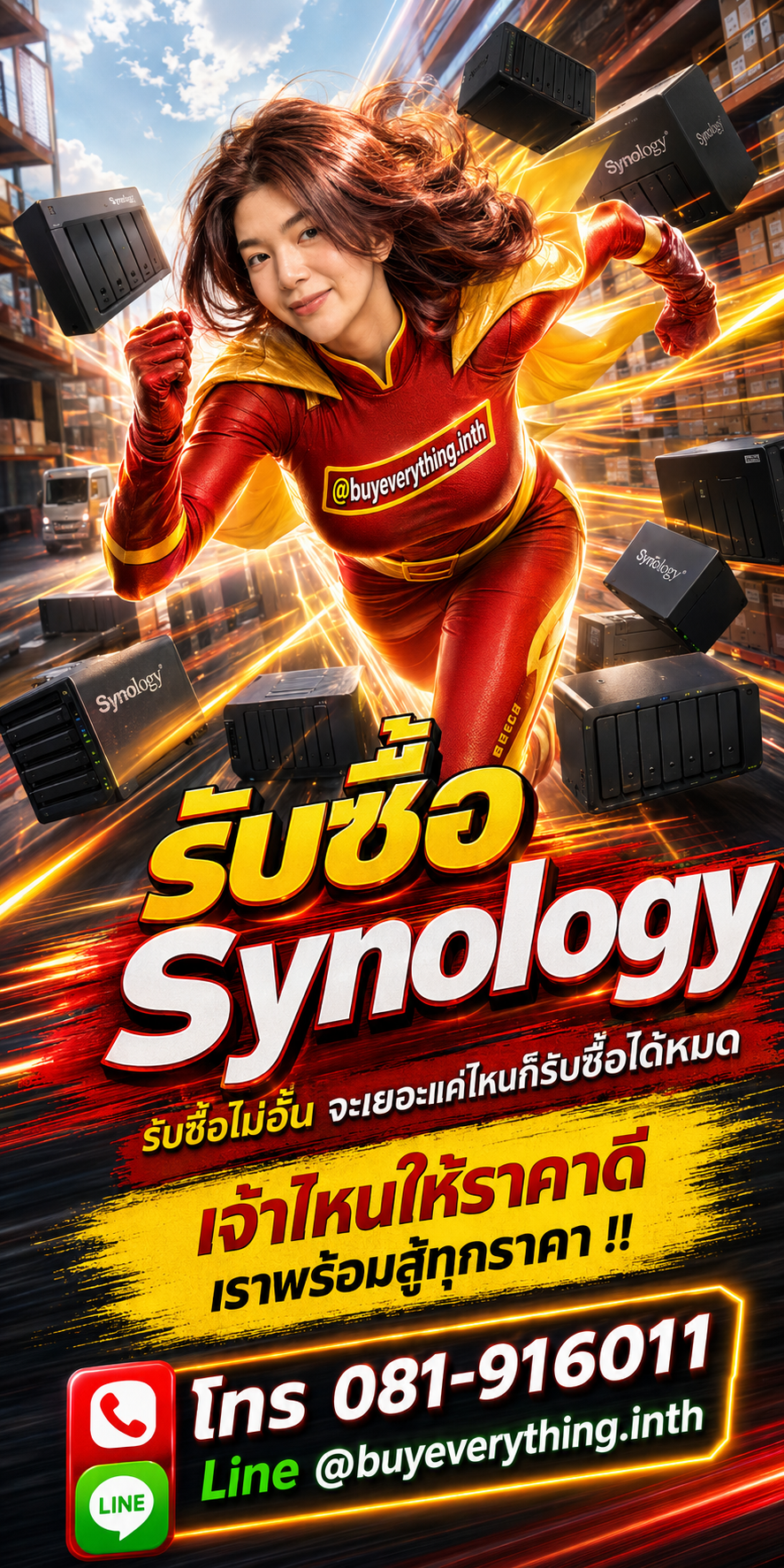 รับซื้อ Synology ไม่อั้น พร้อมสู้ทุกราคา