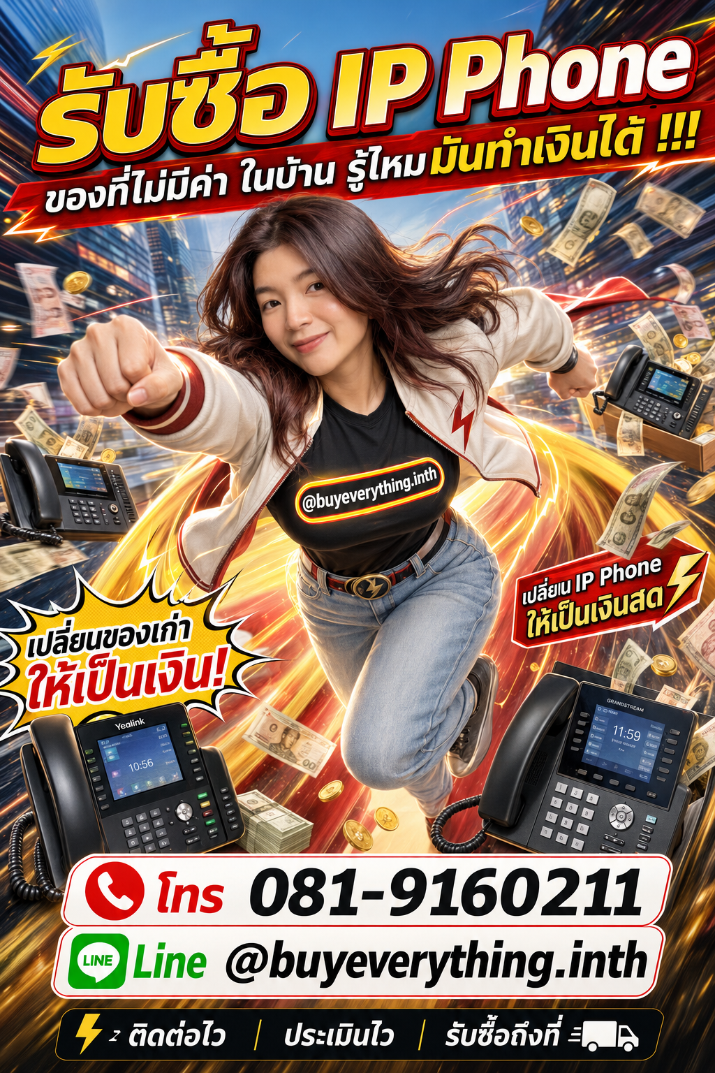 รับซื้อ IP Phone ประเมินราคาได้ตลอด คุยง่าย ต่อรองได้